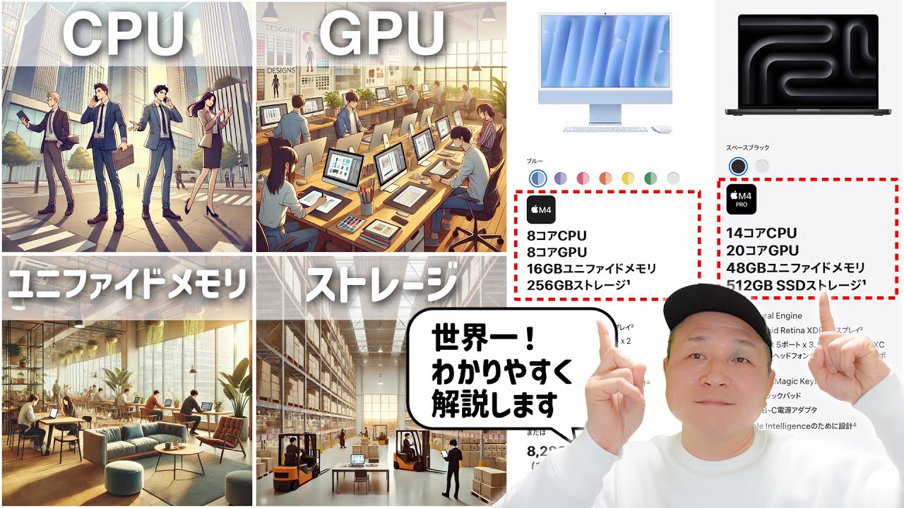 Macのスペック選びに迷ったらコレ！ CPU・GPU・ユニファイドメモリ・ストレージを世界一簡単に解説