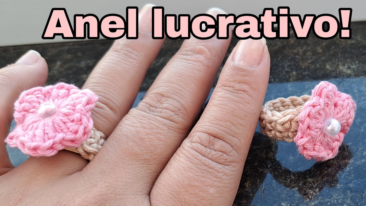 Anel em crochê muito lucrativo