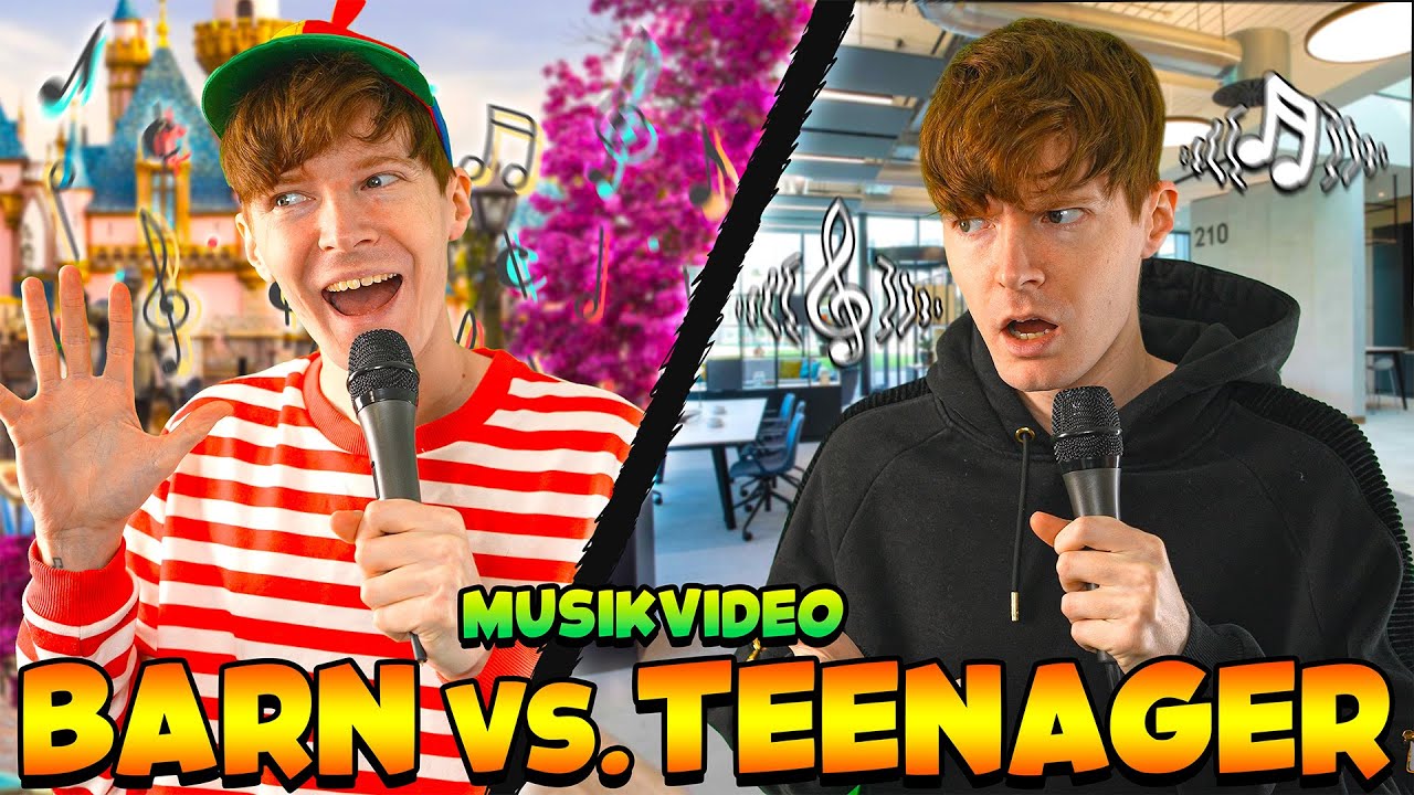AT V&AElig;RE BARN vs TEENAGER - (Musikvideo)