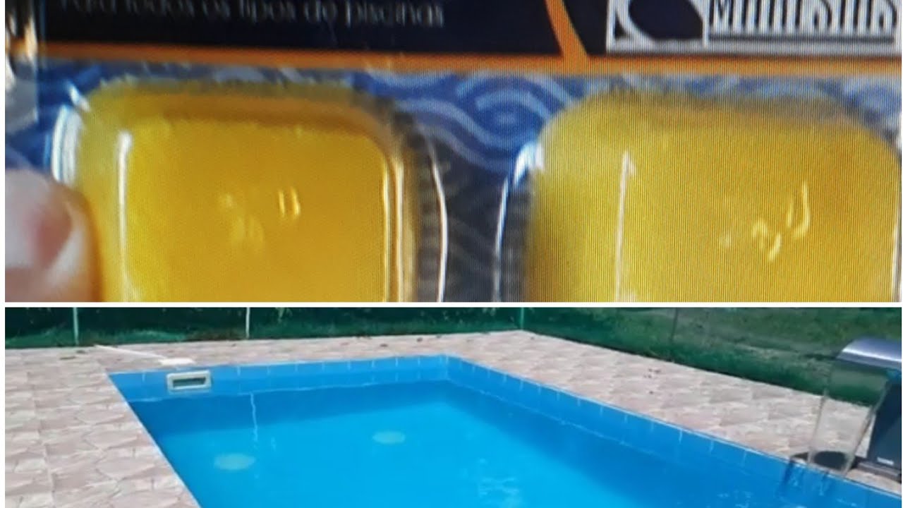 Clear Gel deixa piscina com água  cristalina? Veja resultado na 1a  vez de uso.