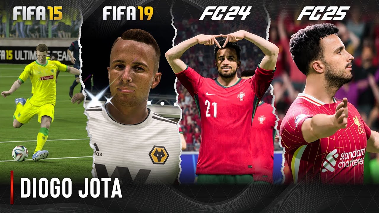 Diogo Jota Goal In Every FIFA | 2015 - 2025 |