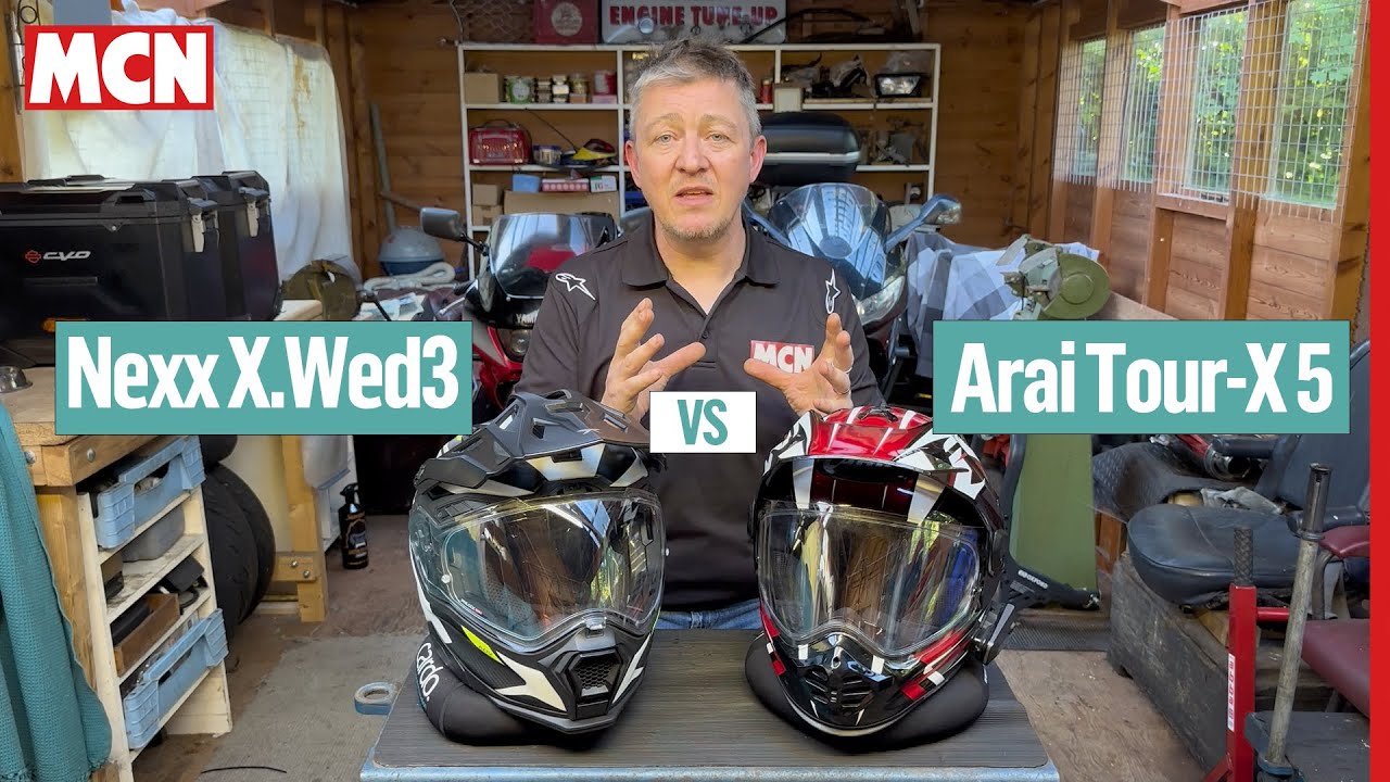 Arai Tour-X 5 vs Nexx X.Wed3 adventure helmet showdown | MCN