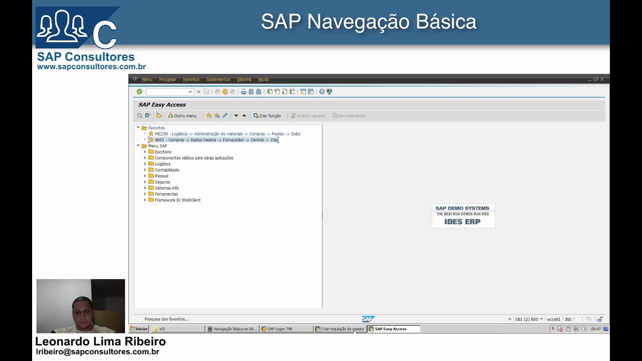 SAP Navegação Básica