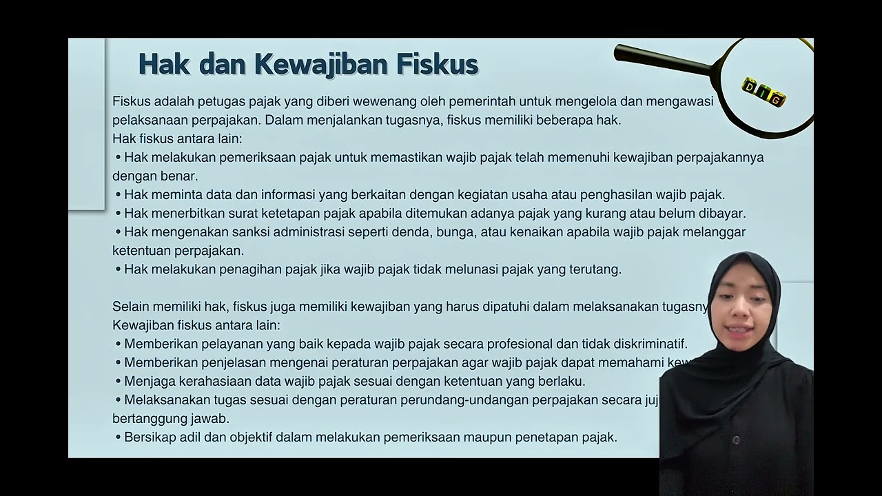 Pengertian KUP, Hak dan kewajiban wp dan fiskus, NPWP, dan NPPKP