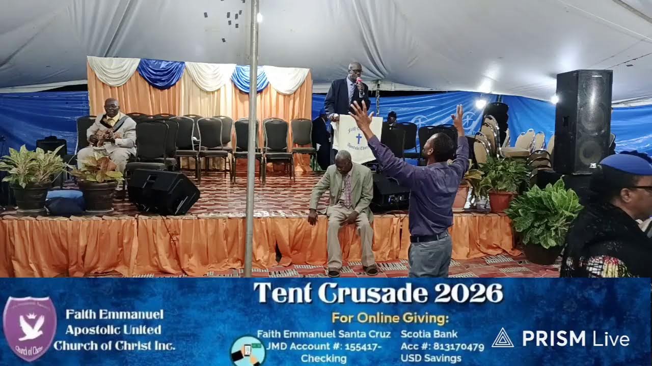 Tent Crusade 2026 Week 1 : Wednesday Night Service Speaker: Bishop D.Clarke