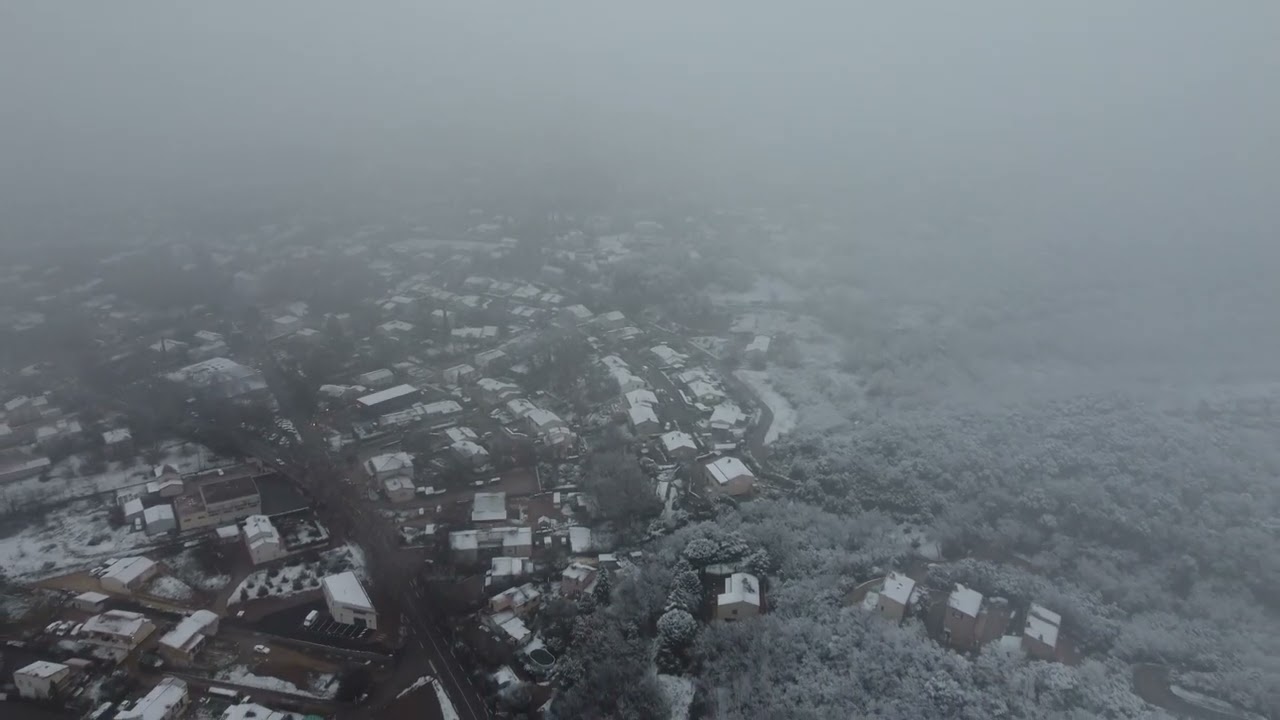 Winter Wonderland in Vinon sur verdon, France | Aerial Drone Footage 2023