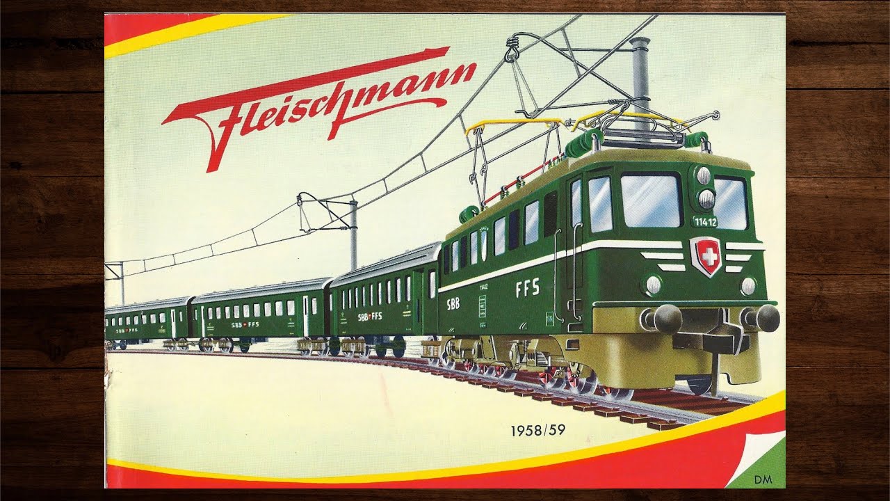 Fleischmann Katalog 1958 – Modellbahn, Modelleisenbahn, H0