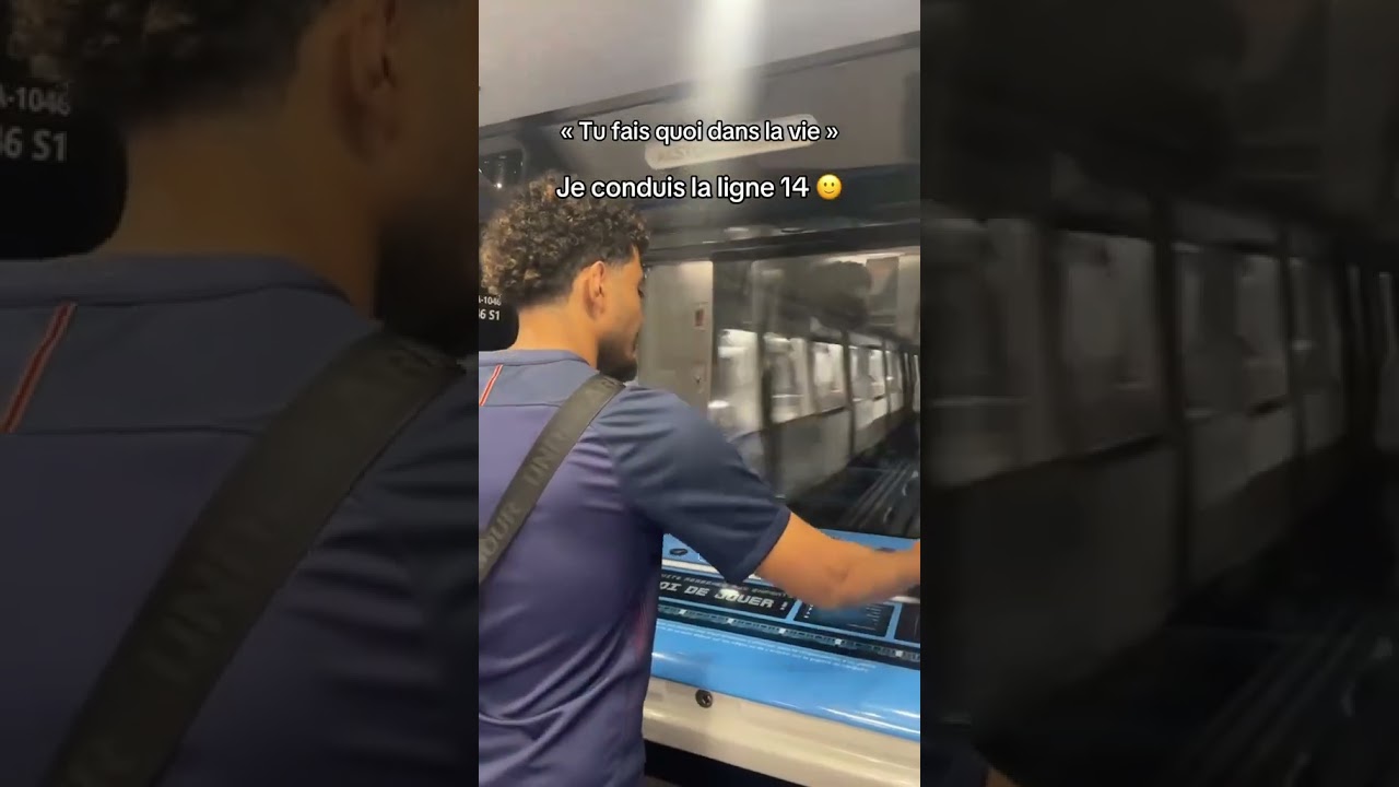 Il conduit la ligne 14  #metro #lign14 #lol #humour #paris #transports #parisian #pariscity
