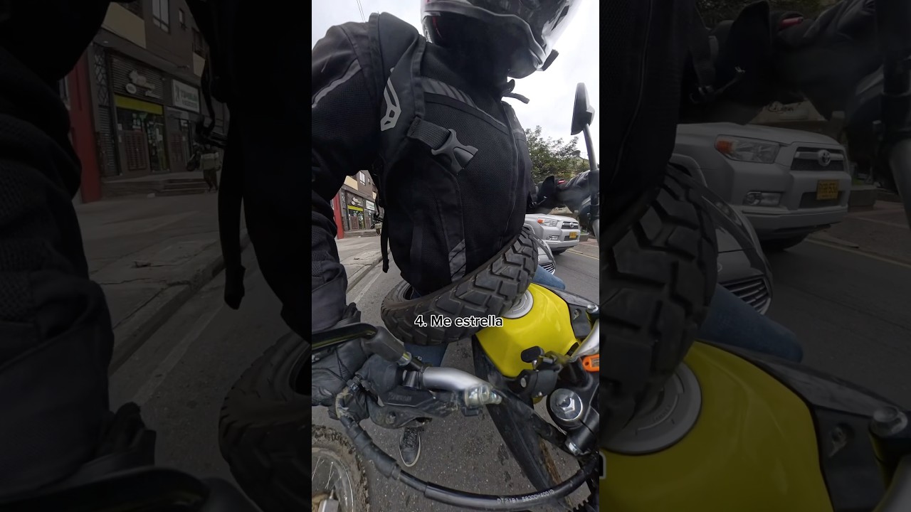Me estrella por ir usando el celular&hellip; y no le importa. #camdaza #bikers