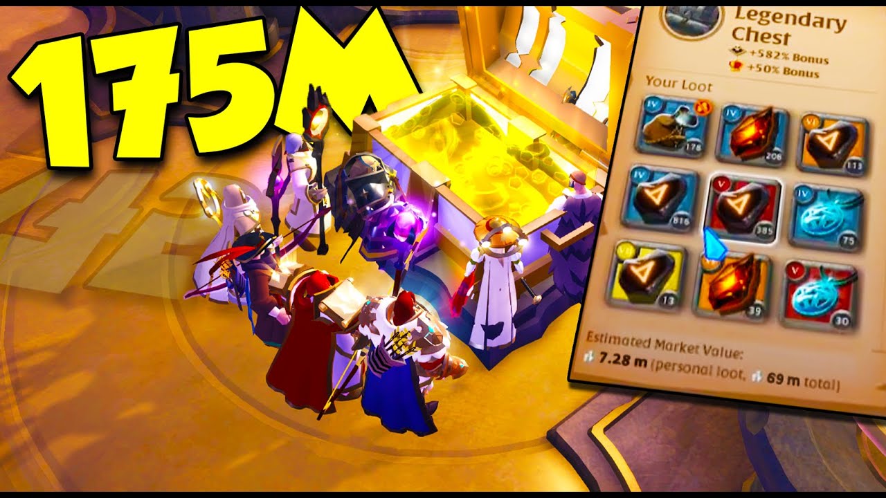 3 GOLD CHESTS IN 1 AVA DUNGEON 🔥  | Albion Online