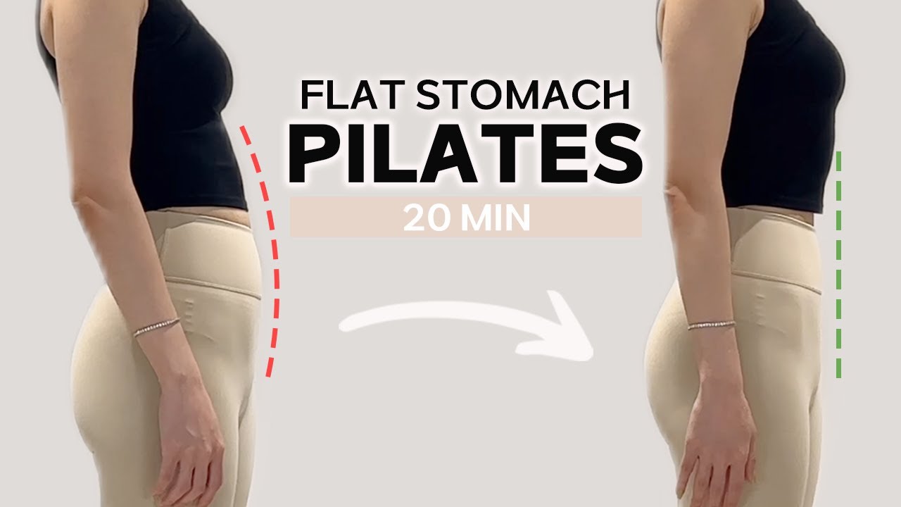20 MIN  FLAT STOMACH PILATES WORKOUT - Core Strength & Better Posture