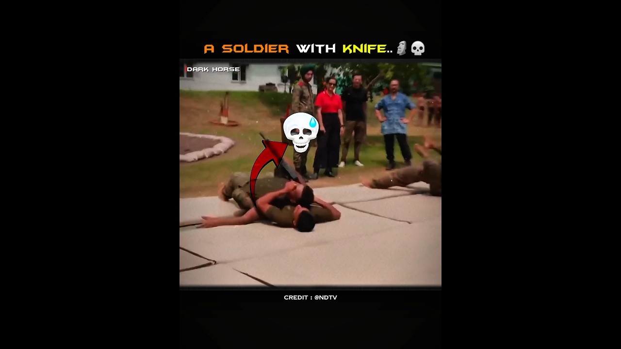 Deadly Combination With Knife..🗿💀👌 #ytshorts #army #soldier #trending