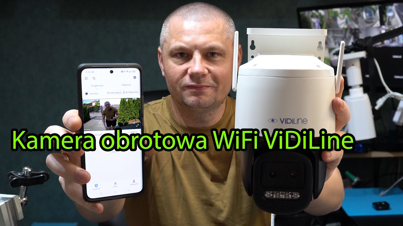 Kamera obrotowa WiFi ViDiLine VIDI-PTZ-234-IW-3X Śledzenie Ludzi!