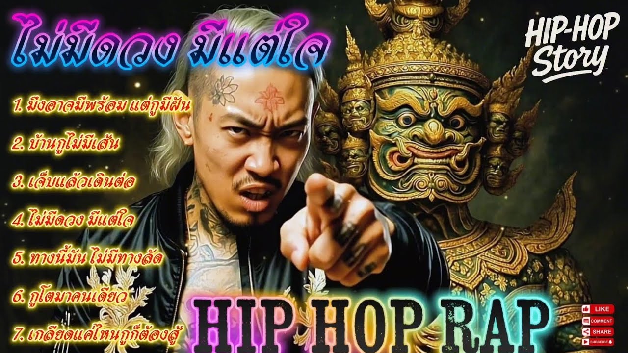 🔥รวมเพลงแร็พฮิปฮอป🔥ไม่มีดวง - มีแต่ใจ✌️👊✋️ #SadRap #HipHopอกหัก #Rapซึ้งกินใจ #rap #hiphop