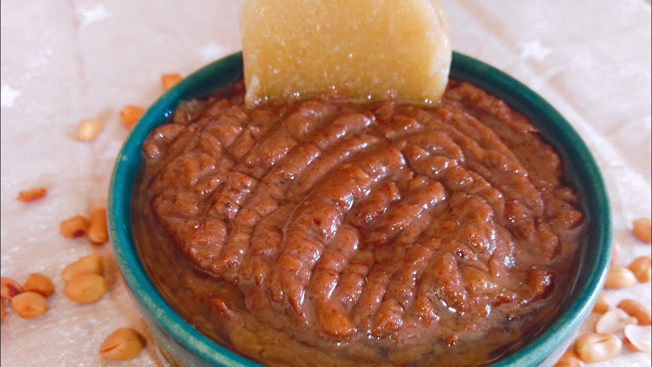 P&acirc;te d'arachide aux &eacute;crevisses || Mpon Hiond&egrave;