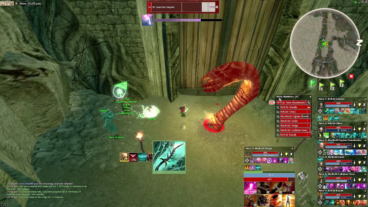 GW Urgoz (HM) in 58min-NO CONS-7 HEROES