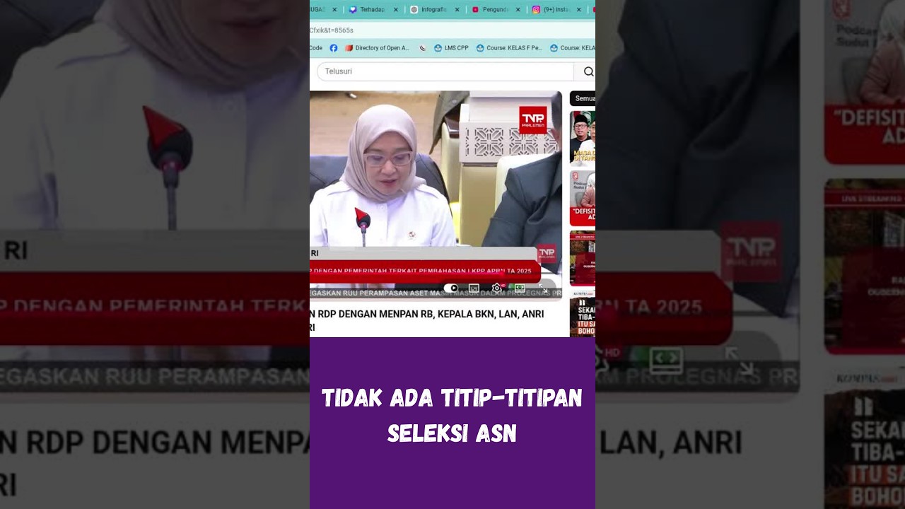 SELEKSI ASN 2026 SEGERA DIBUKA DAN TIDAK ADA TITP-TITIPAN