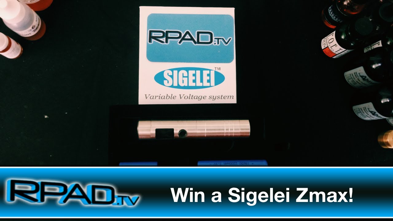 RPadTV 2014 Vaping Giveaway I: Win a Sigelei Zmax