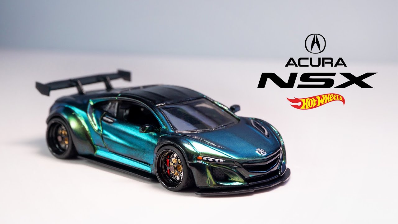 Acura NSX Liberty Walk Widebody Hot Wheels Custom