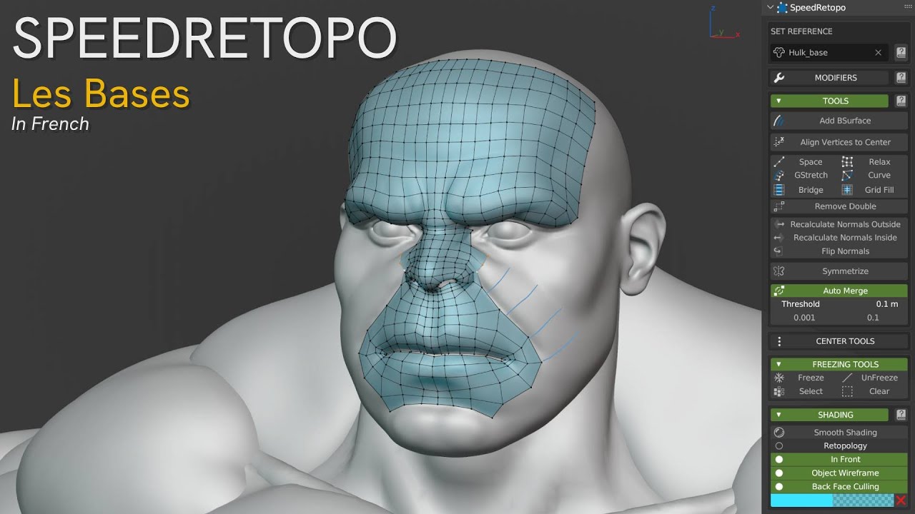 Speedretopo - les bases - French