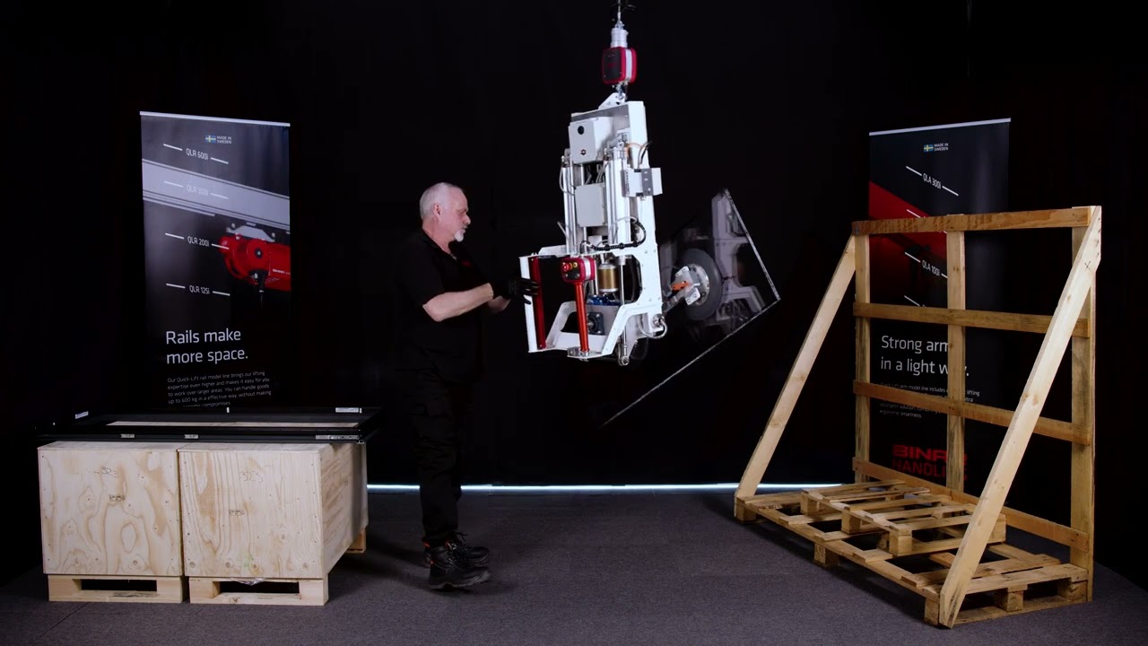 Binar Handling Ergo-Glass Continuous Pneumatic Rotation and Tilt (EGCPRT )