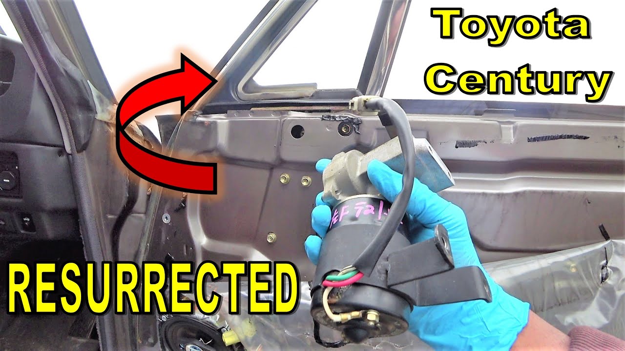 Замена мотора треугольного дефлектора Toyota Century Driver. Сделай сам!