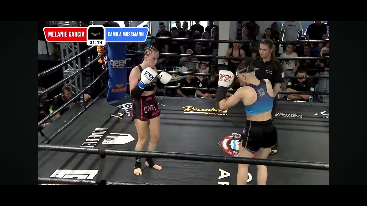 Melanie Garcia (Wolfs Muaythai) vs Camila Mossmann (Nitro Team Starke) - 57kg Open Aron 07/03/2026