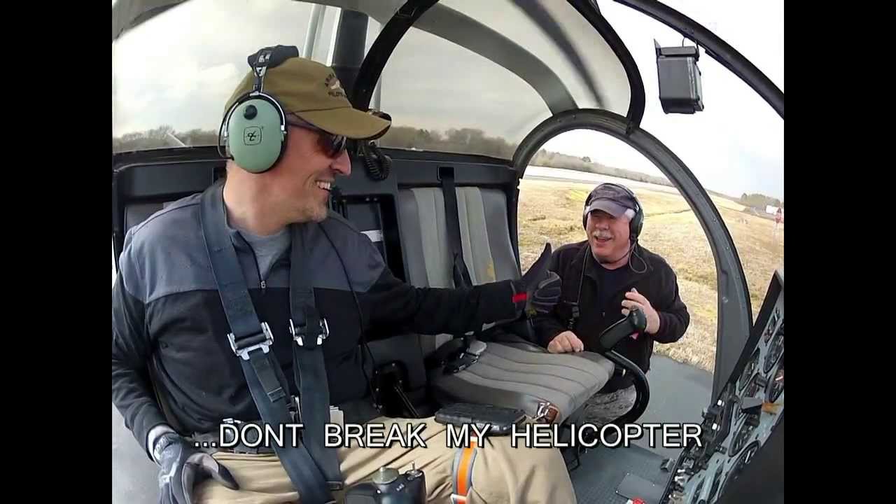 First helicopter solo - Schweizer 300