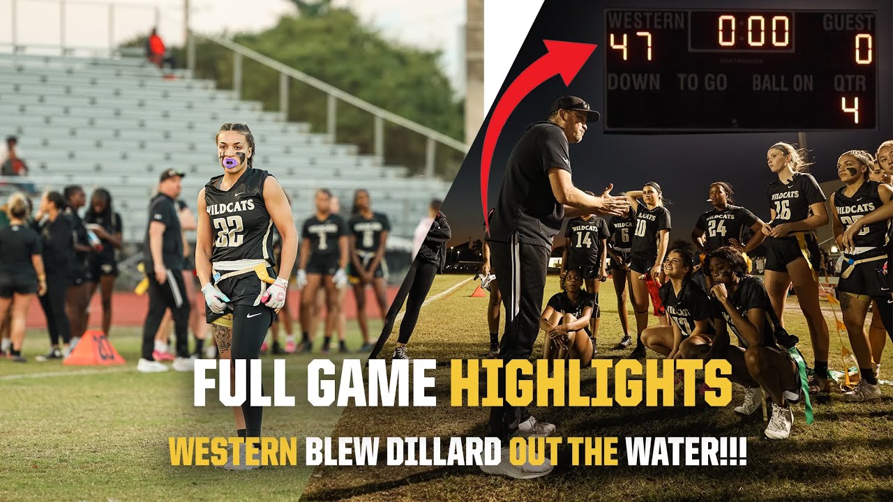 WESTERN FLAG FOOTBALL HIGHLIGHTS | THESE GIRLS CAN BALL🤯