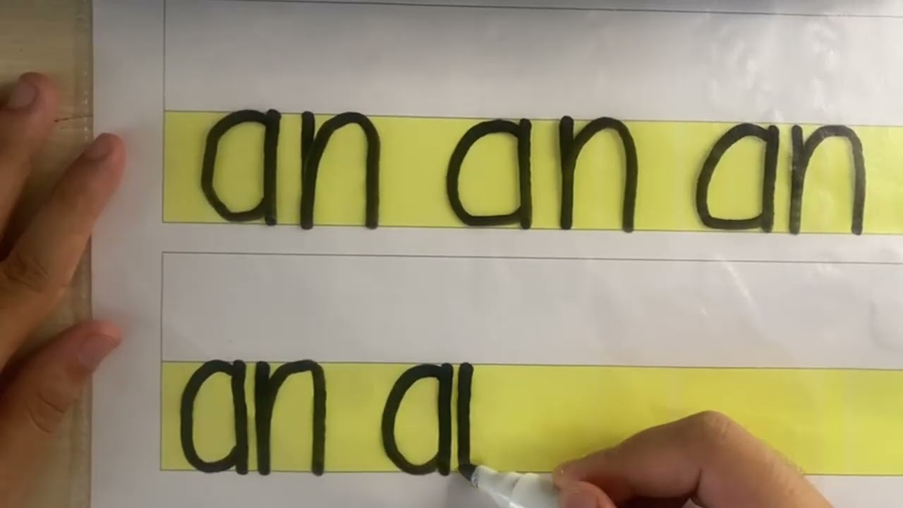''AN '' Ses birleştirmesi | ''AN'' sesleriyle hece oluşturma | ''a'' ve ''n'' sesi | Yeni Müfredat