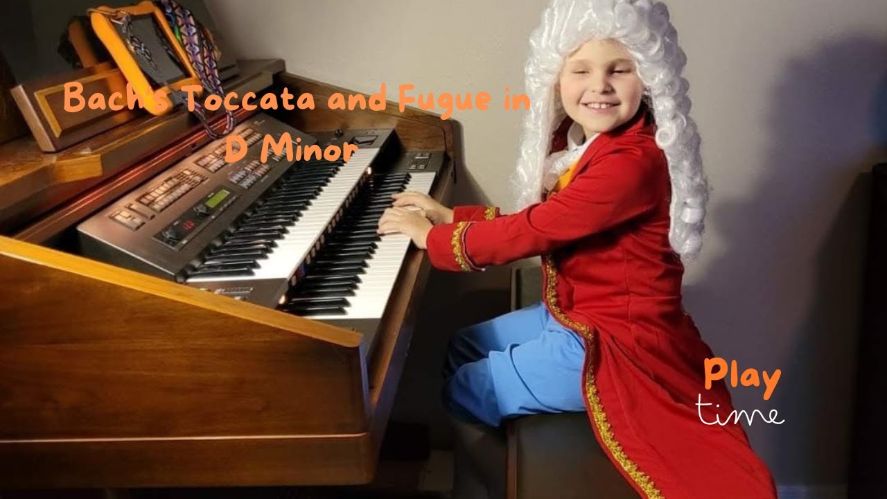 8 year old Nykoda A.K.A Peanut Plays Toccata & Fugue in D Minor