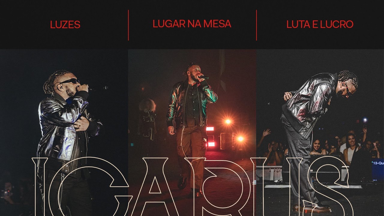 BK - Luzes / Lugar na Mesa / Luta e Lucro (ICARUS AO VIVO)