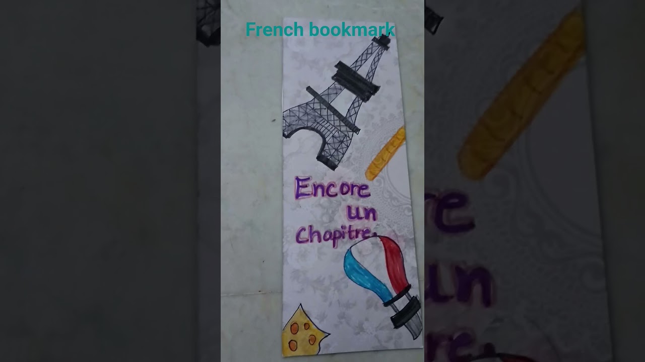 # france # book marker # craft 