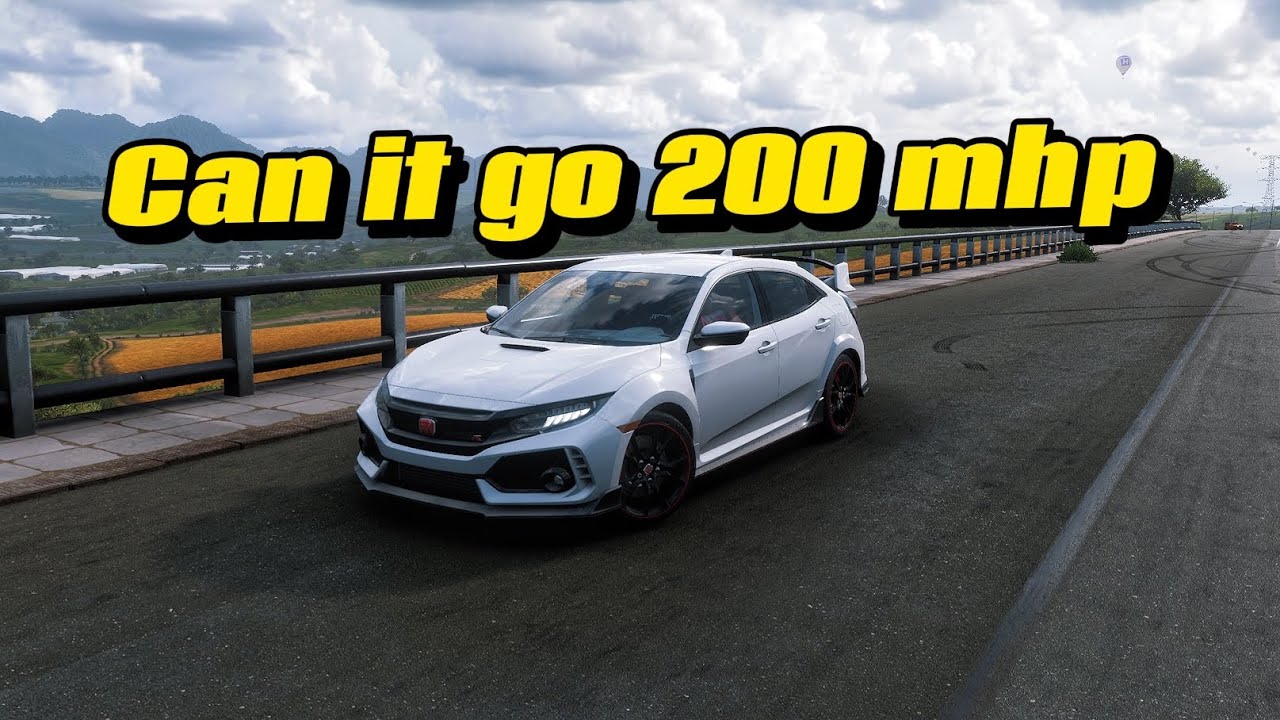 what dose it take to go 200 mph in a Honda civic