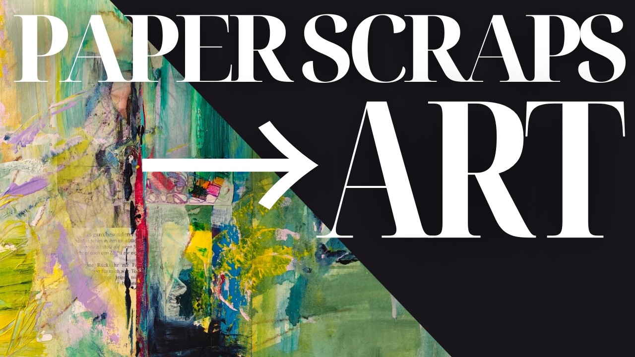 Transform Paper Scraps into Abstract Masterpieces