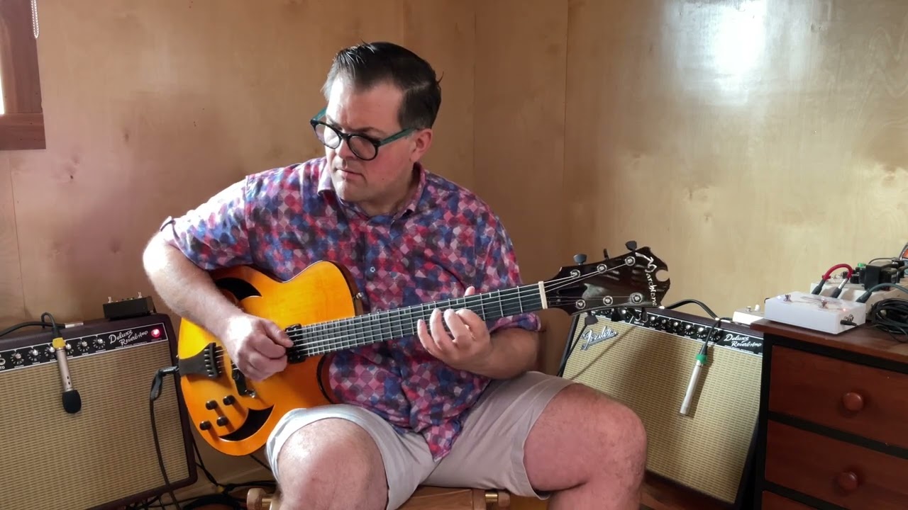 John Storie playing a Marchione Semi-Hollow guitar, “Stella by Starlight”, Victor Young.