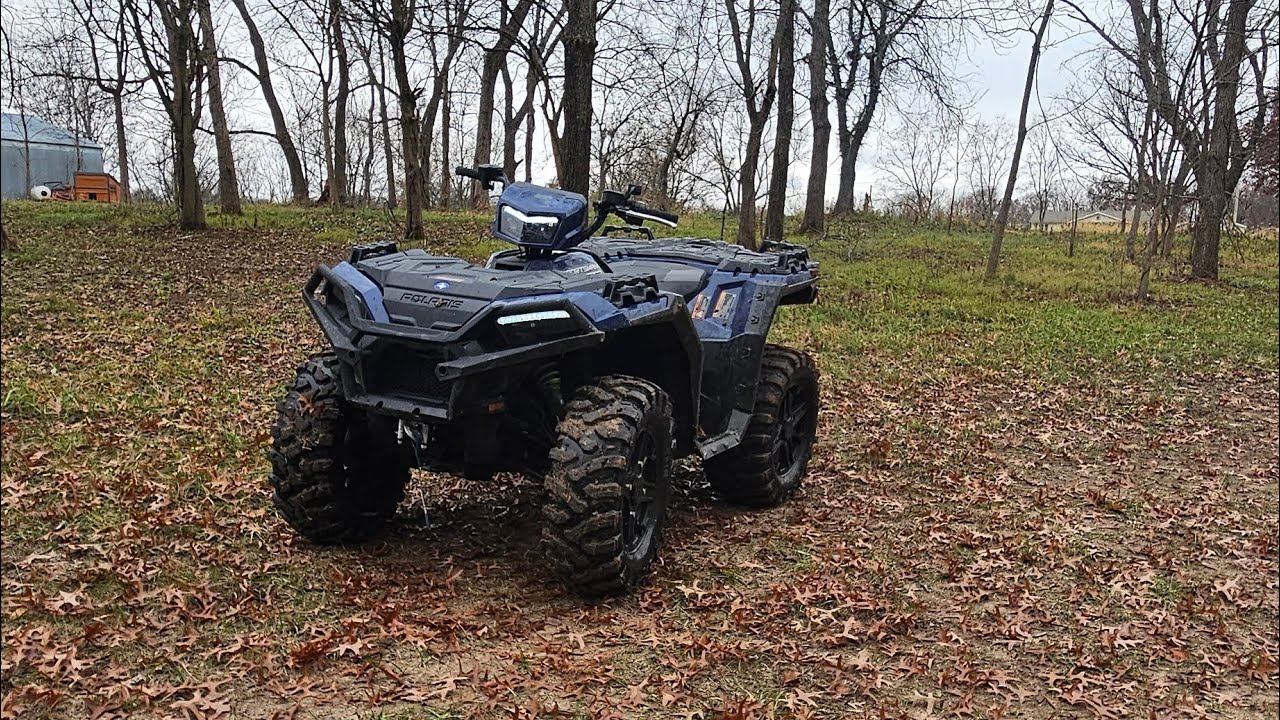 Polaris 850 trail riding