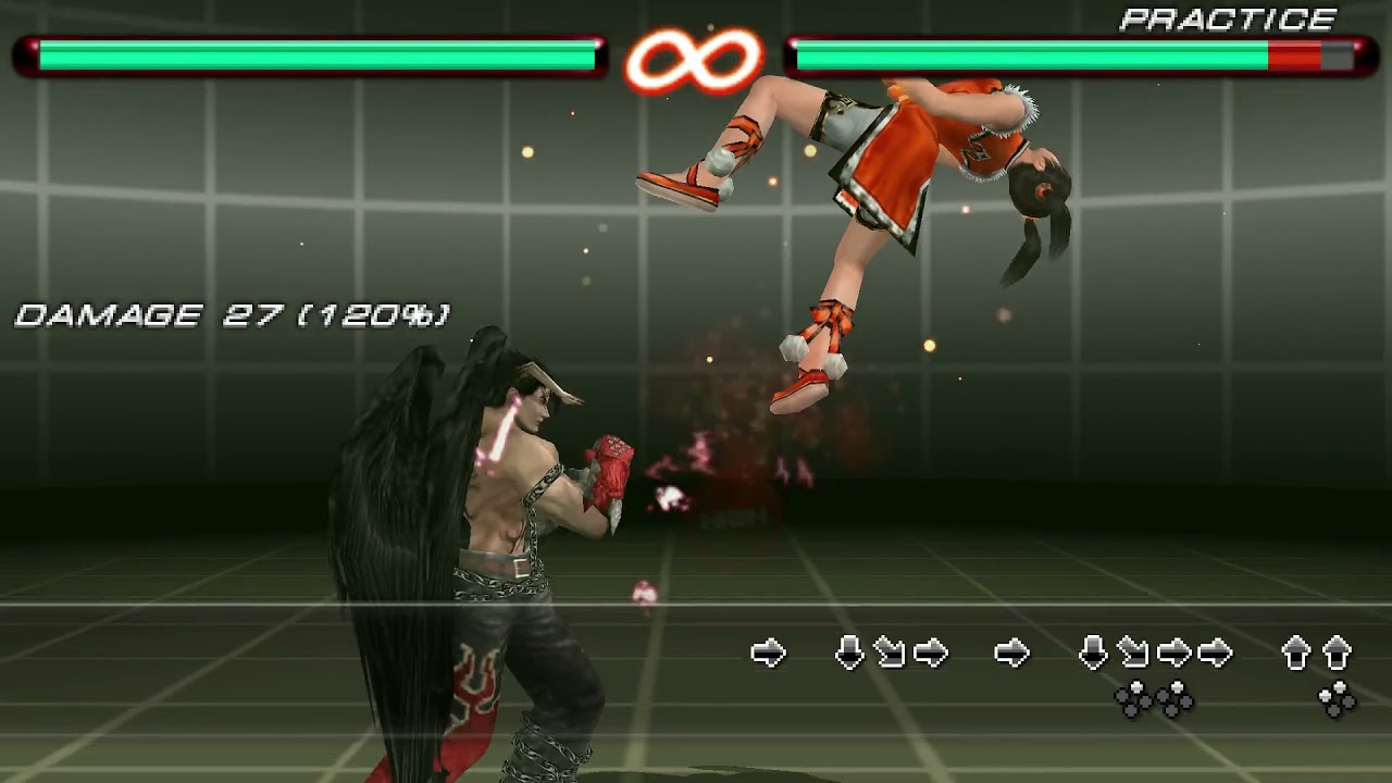 Devil Jin's (most difficult) MAX damage EWGF combo (WORLD RECORD) in Tekken 6