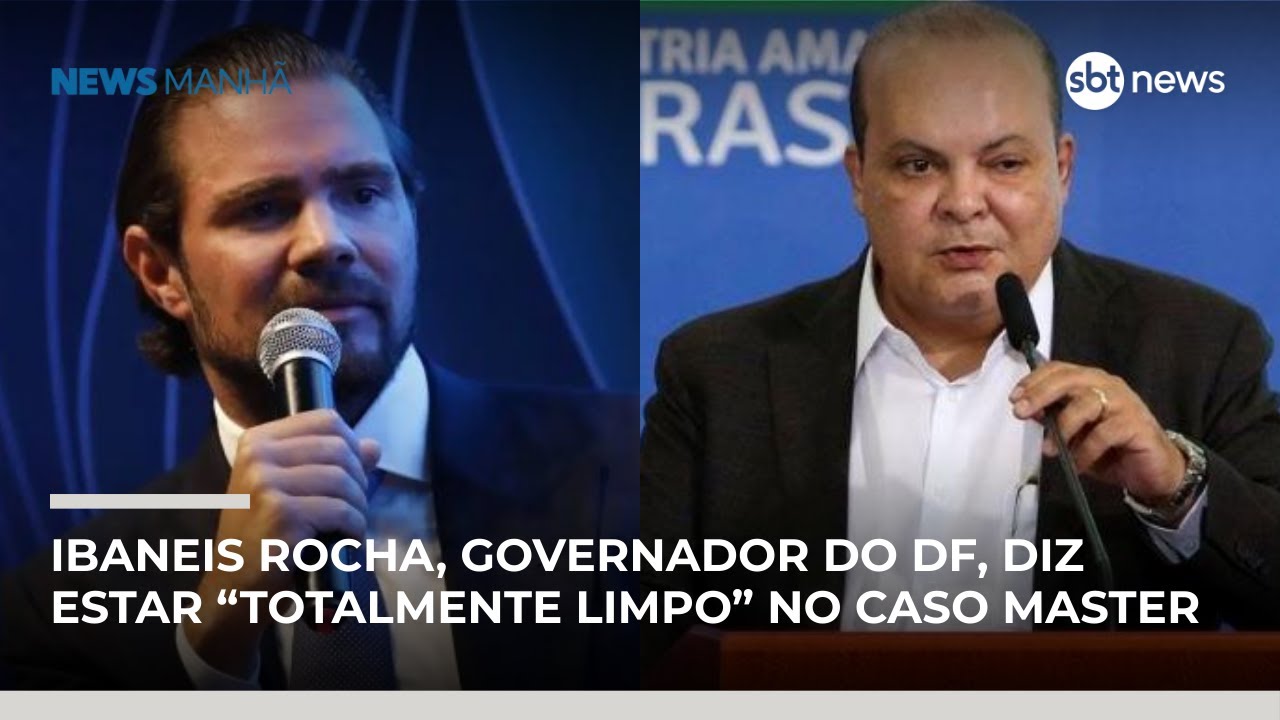 Caso Master: Ibaneis Rocha afirma que relação com Vorcaro não o compromete | #NewsManhã