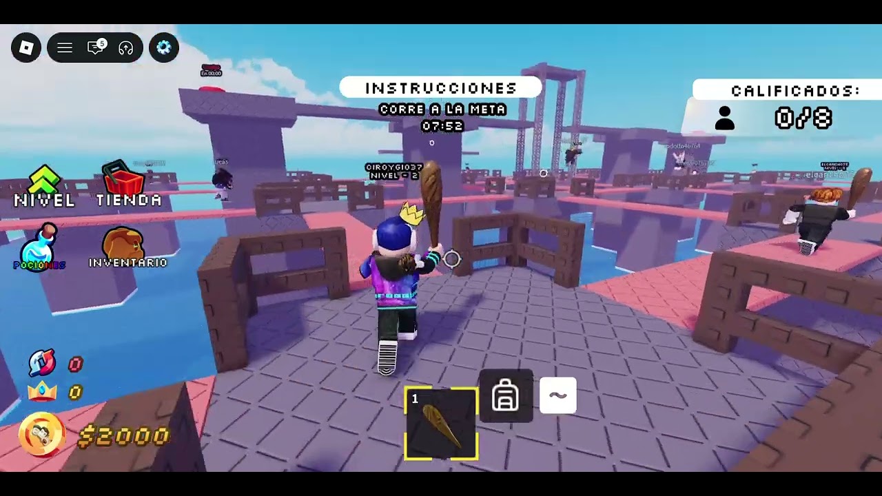 probando el juego de los bros!