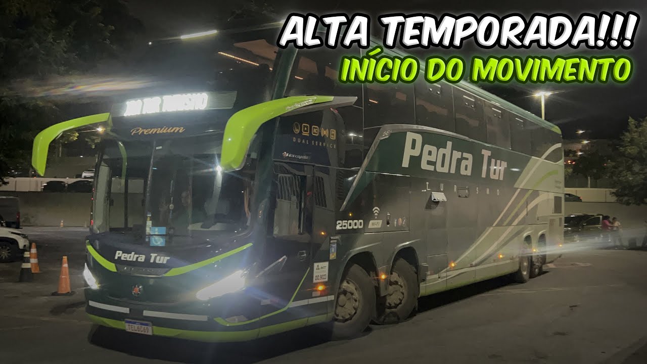 O ÍNICIO DA ALTA TEMPORADA! VÁRIOS ÔNIBUS DIFERENCIADOS NO EXPOMINAS | Movimentação Buser 19