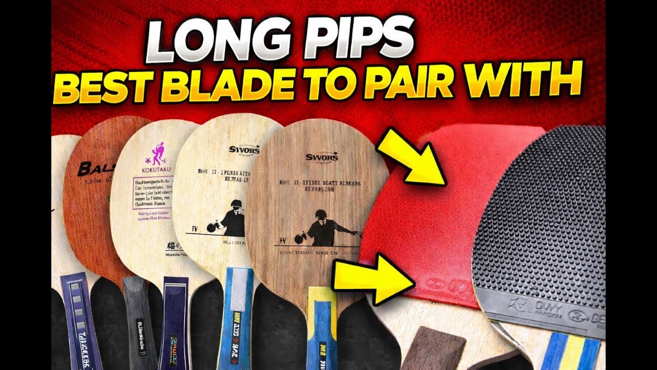 LONG PIPS BEST BLADE TO PAIR WITH #longpips #longpipsox #longpimple #bestbladeforpips