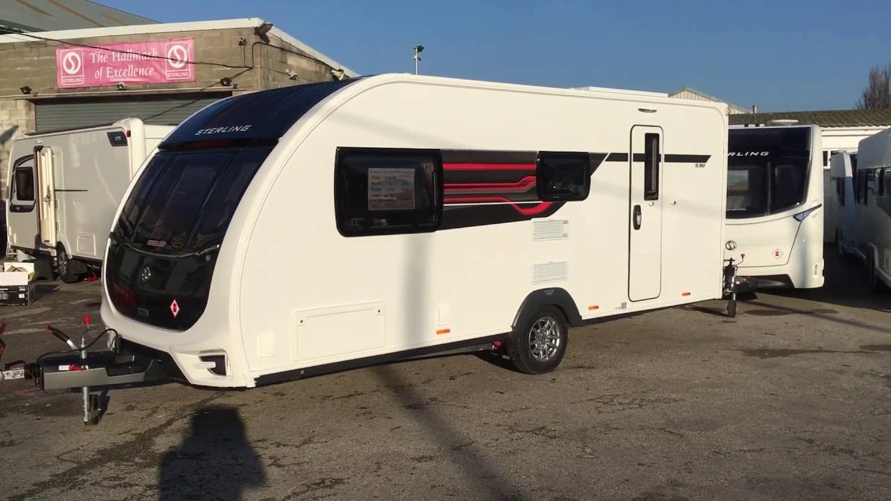 Sterling Eccles 530 2017 4 berth fitted with Alde Heating ,the new Lux pack and Swift Shield fabric