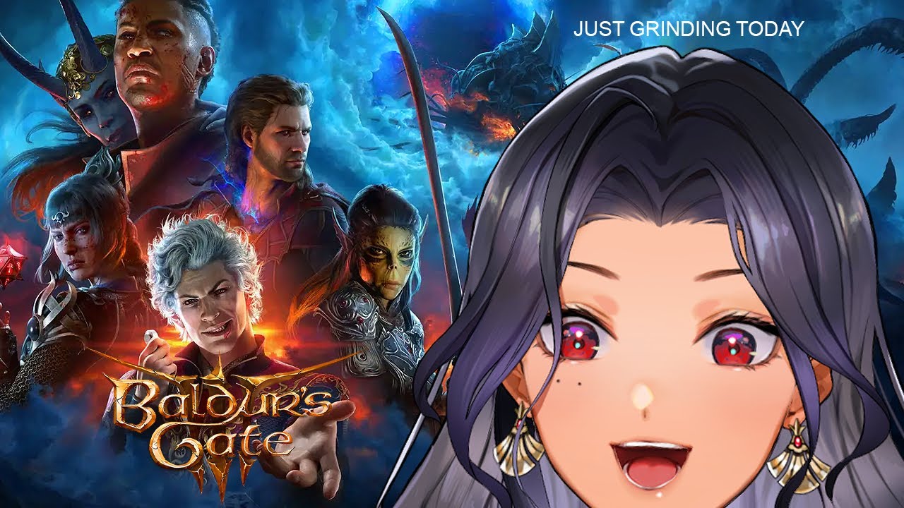 j-j-just a little grinding?🥺👉👈💖✨ hang with me while I grind side quests only Baldur's Gate 3