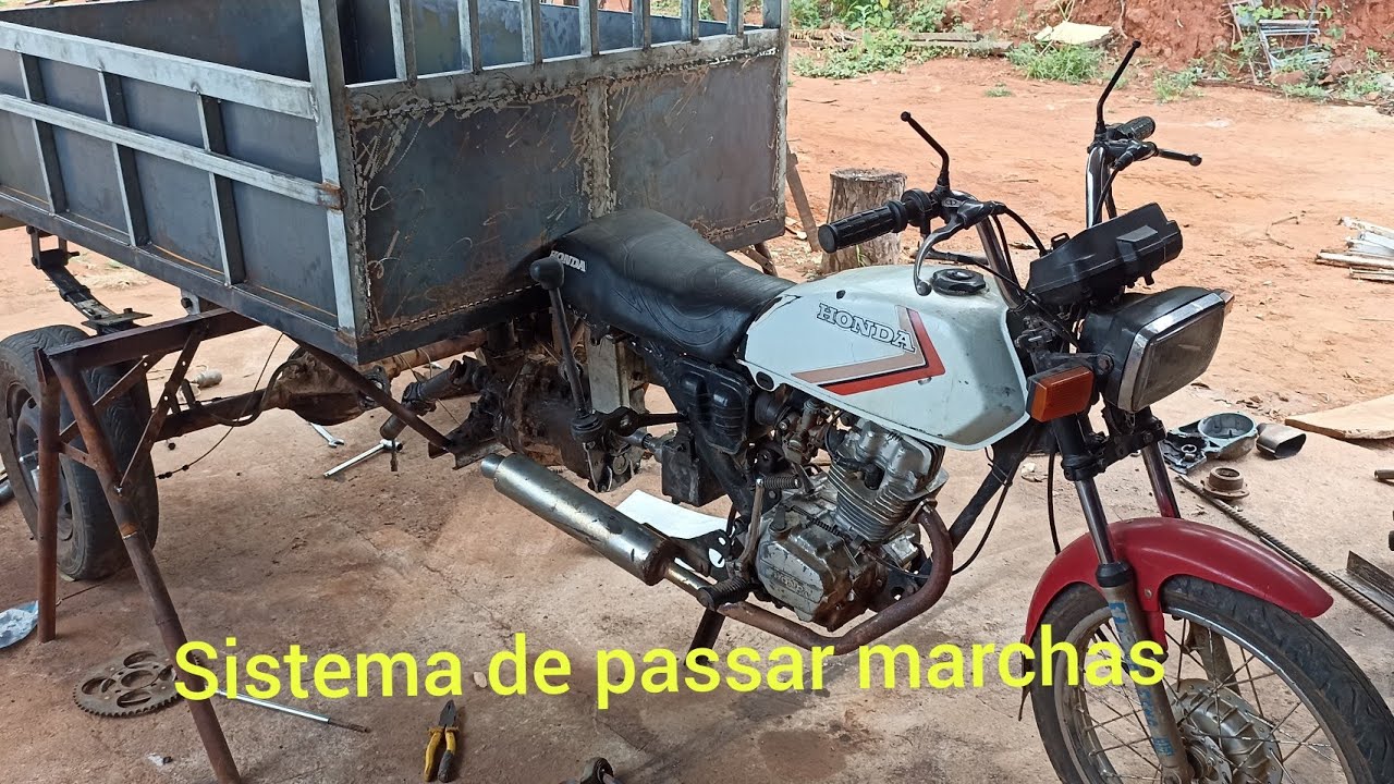 Fiz o copiador de MARCHAS do Triciclo com caixa de CHEVETTE veja como ficou simples  o sistema