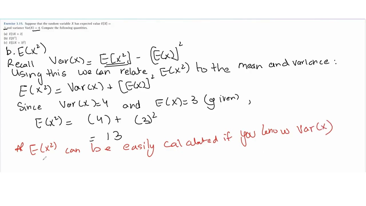 Properties of Expectation | Practice Question