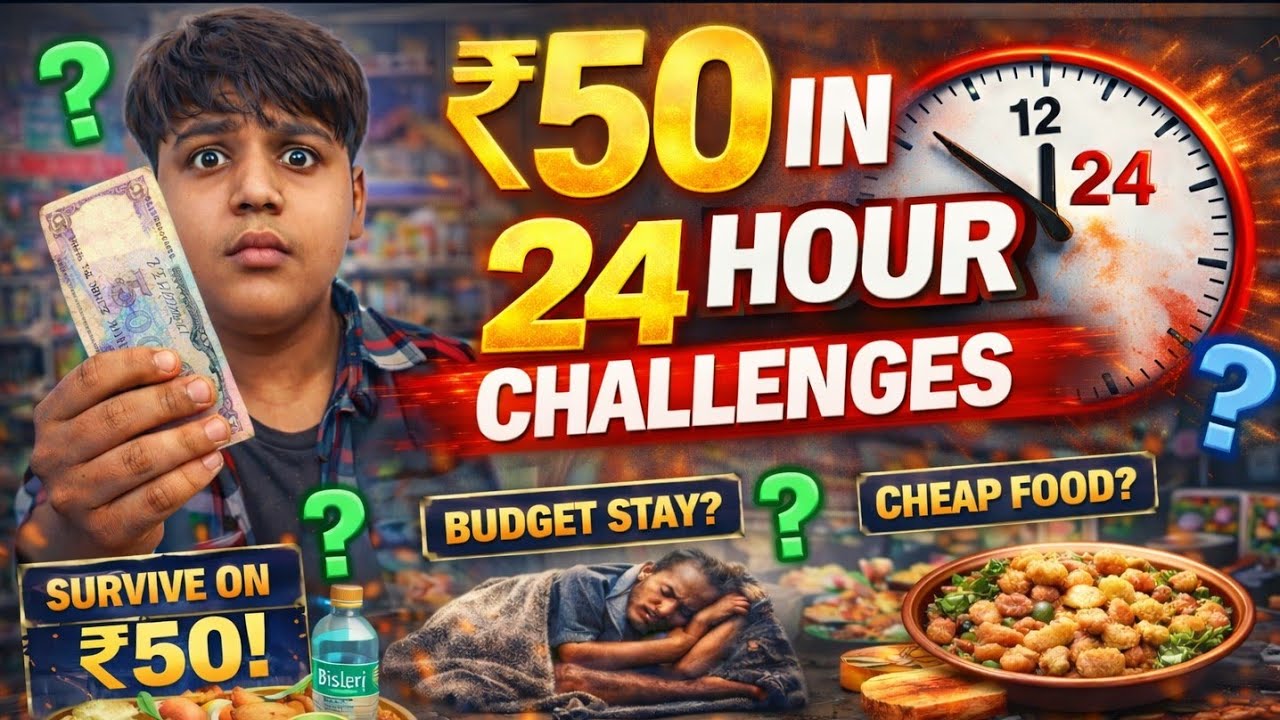 ₹50 Mein Pura Din Kaise Guzara? 😱 | Extreme Reality Challenge | Daily Lifestyle Vlog