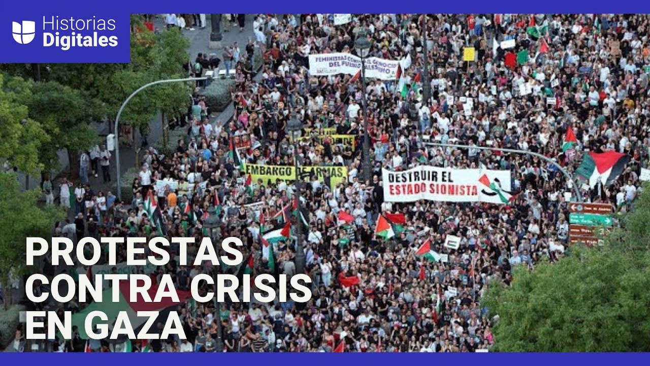 En video: Las protestas masivas en el mundo contra la crisis humanitaria en Gaza