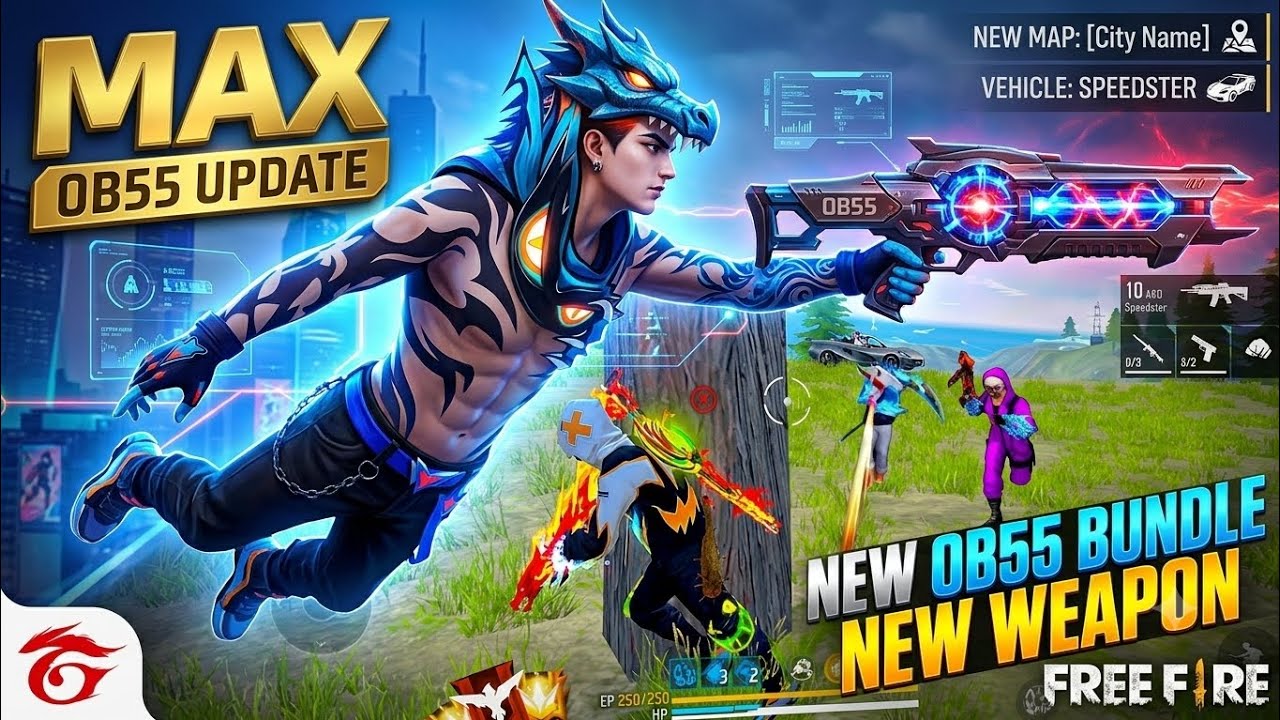 🔥FREE FIRE OB55 NEW UPDATE FULL GAMEPLAY - 😱ALL NEW FEATURES, BUNDLES & GAMEPLAY CHANGES!