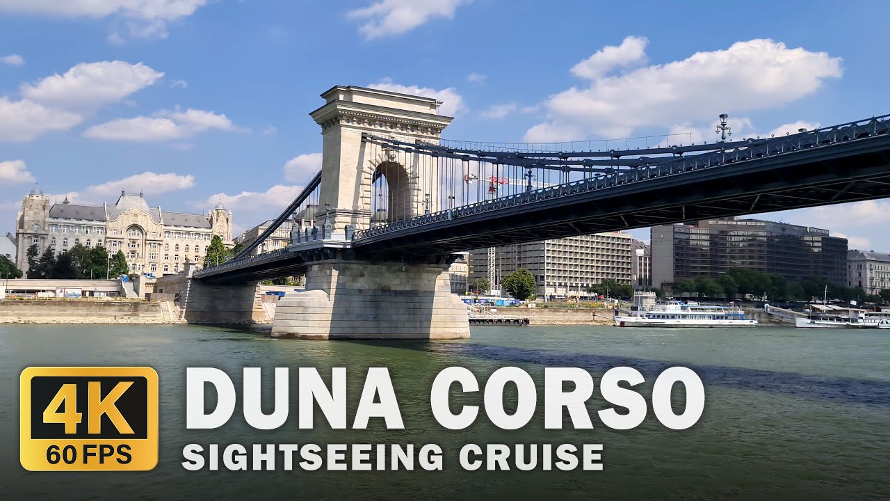 Budapest Duna Corso - Sightseeing Cruise [4K] [60FPS]